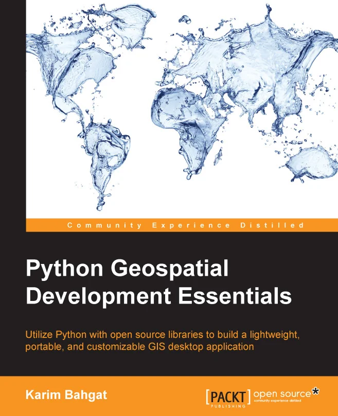 Cover image for Python Geospatial Development Essentials