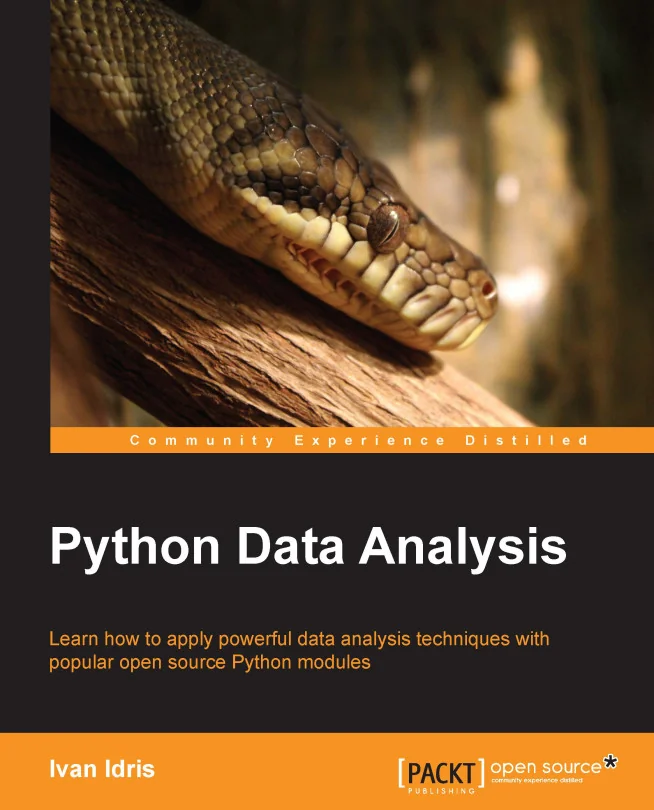 Cover image for Python Data Analysis