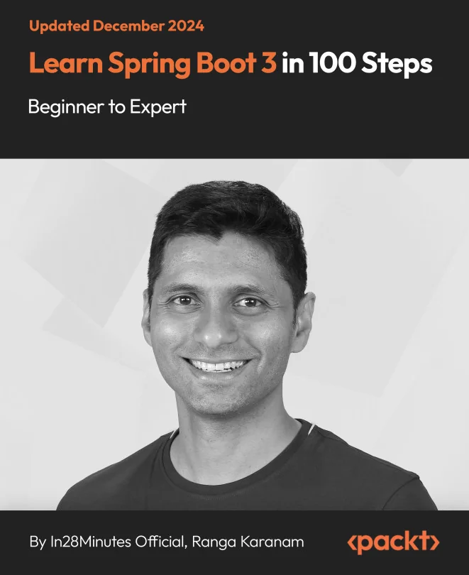 Cover image for Learn Spring Boot 3 in 100 Steps - Beginner to Expert