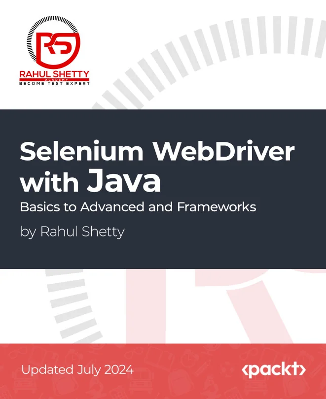 Cover image for Selenium WebDriver with Java - Basics to Advanced and Frameworks