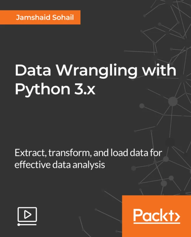 Cover image for Data Wrangling with Python 3.x