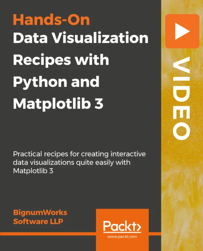 Cover image for Data Visualization Recipes with Python and Matplotlib 3