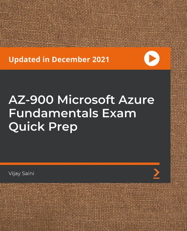 Cover image for AZ-900 Microsoft Azure Fundamentals Exam Quick Prep