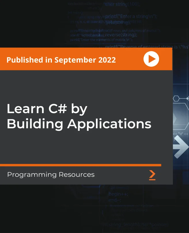 Cover image for Learn C# by Building Applications