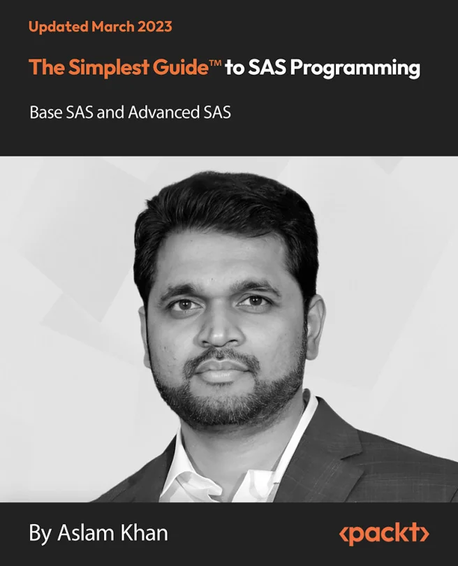 Cover image for The Simplest Guide™ to SAS Programming | Base SAS | Advanced SAS