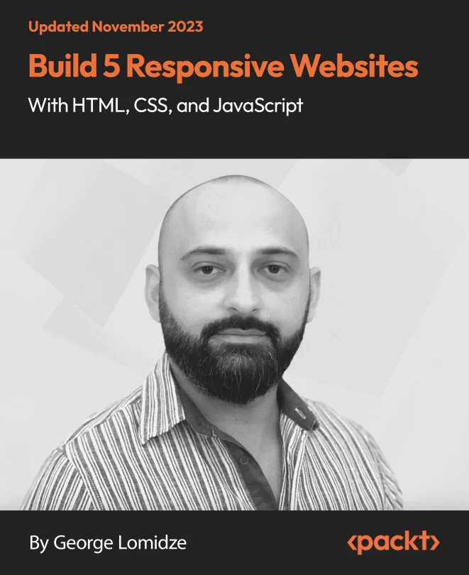 Cover image for Build 5 Responsive Websites with HTML, CSS, and JavaScript
