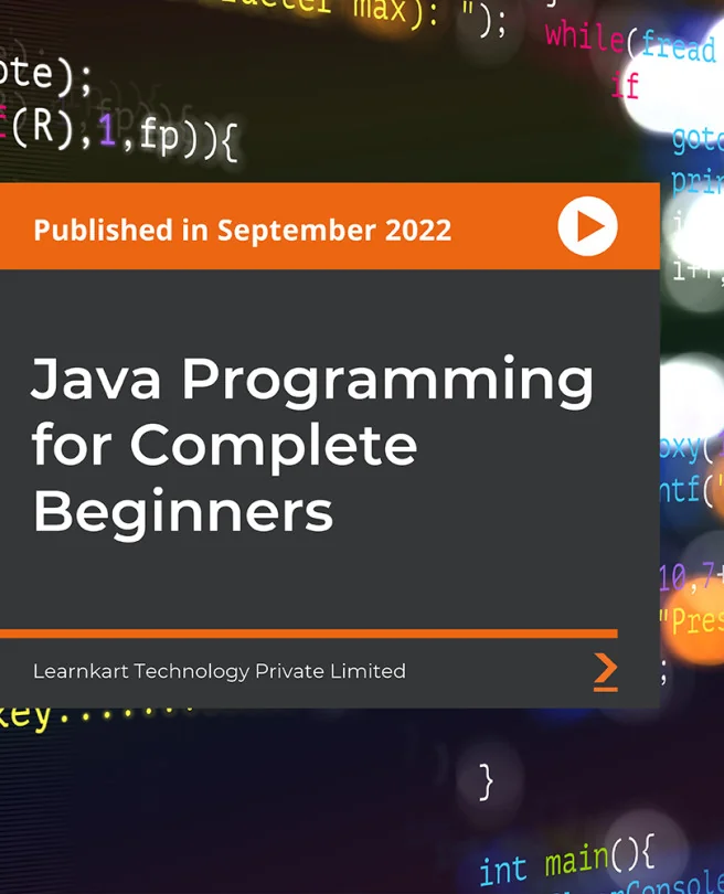 Cover image for Java Programming for Complete Beginners