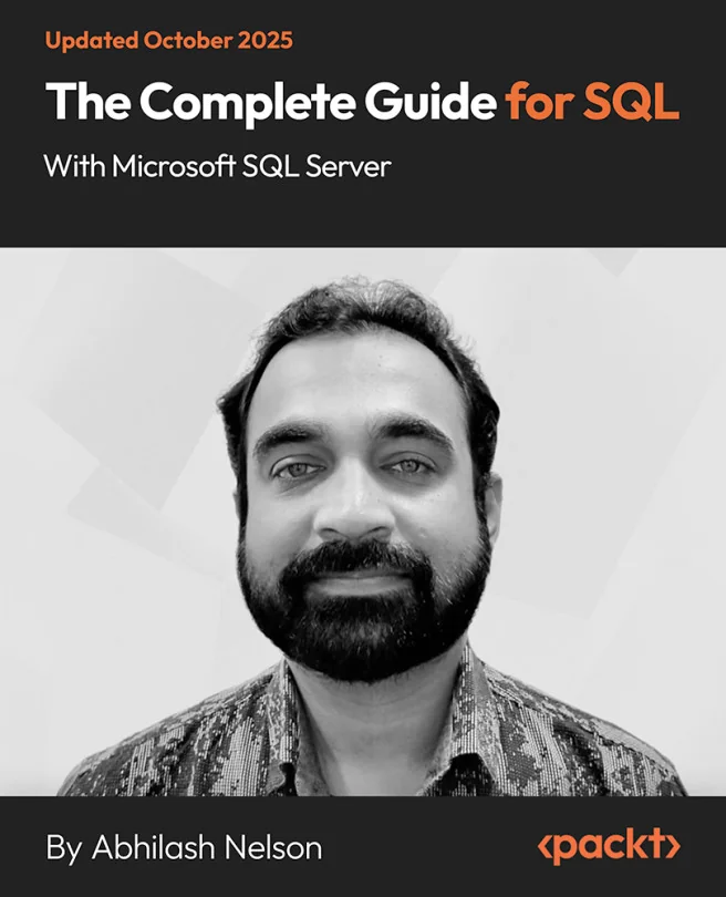 Cover image for The Complete Guide for SQL with Microsoft SQL Server