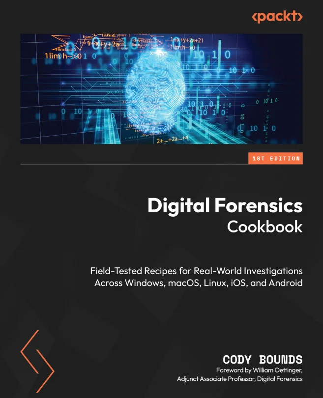 Cover image for Digital Forensics Cookbook