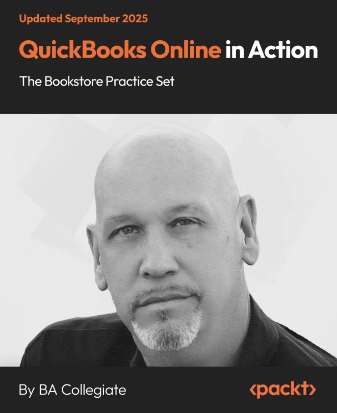 Cover image for QuickBooks Online in Action - The Bookstore Practice Set
