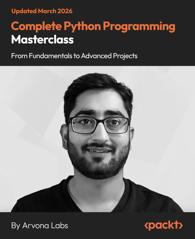 Cover image for Complete Python Programming Masterclass - From Fundamentals to Advanced Projects