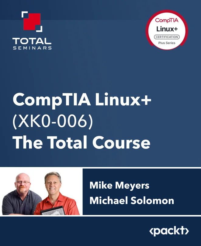 Cover image for CompTIA Linux+ (XK0-006) - The Total Course