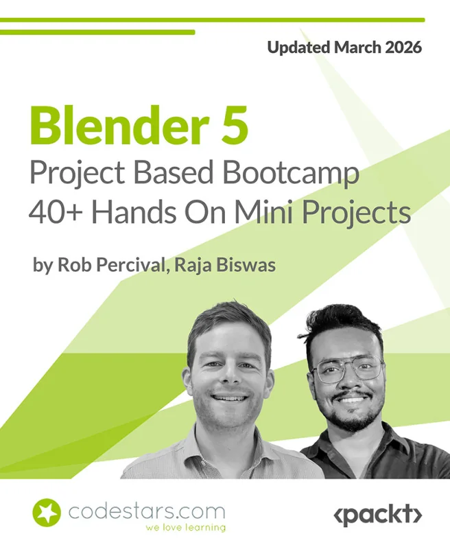 Cover image for Blender 5 Project Based Bootcamp - 40+ Hands On Mini Projects