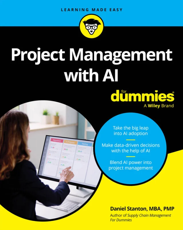 Cover image for Project Management with AI For Dummies