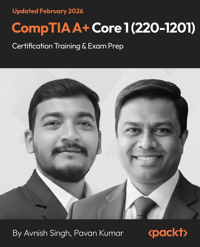 Cover image for CompTIA A+ Core 1 (220-1201) Certification Training & Exam Prep