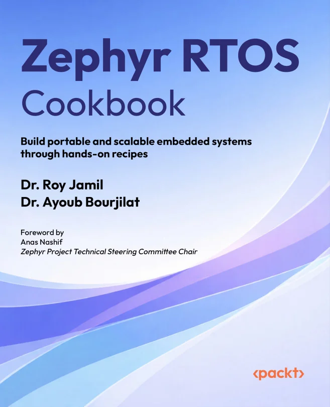 Cover image for Zephyr RTOS Cookbook