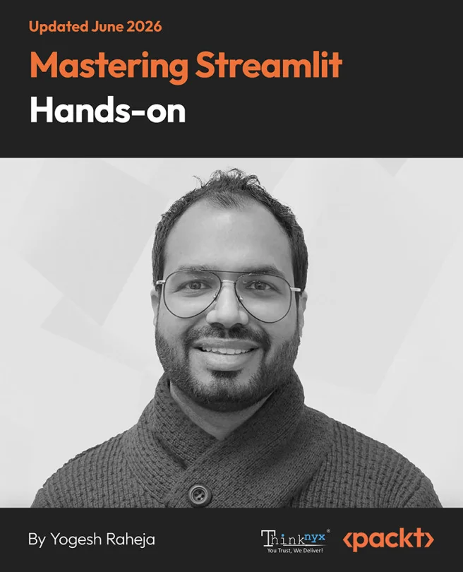 Cover image for Mastering Streamlit - Hands-on