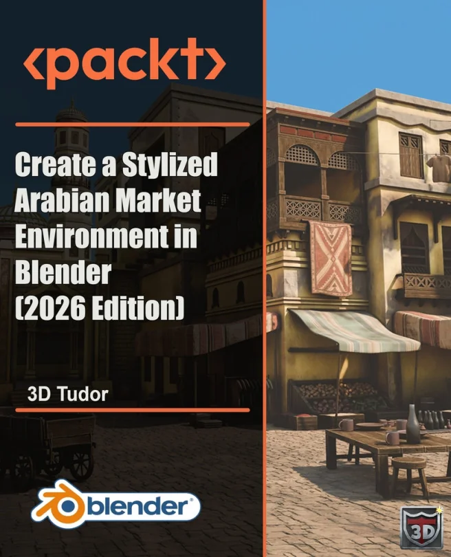 Cover image for Create a Stylized Arabian Market Environment in Blender (2026 Edition)