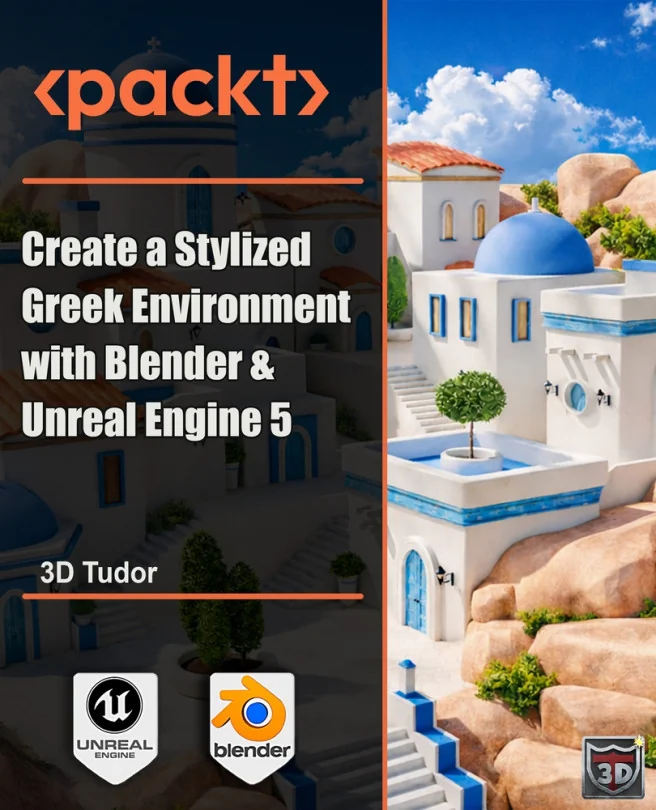 Cover image for Create a Stylized Greek Environment with Blender & Unreal Engine 5