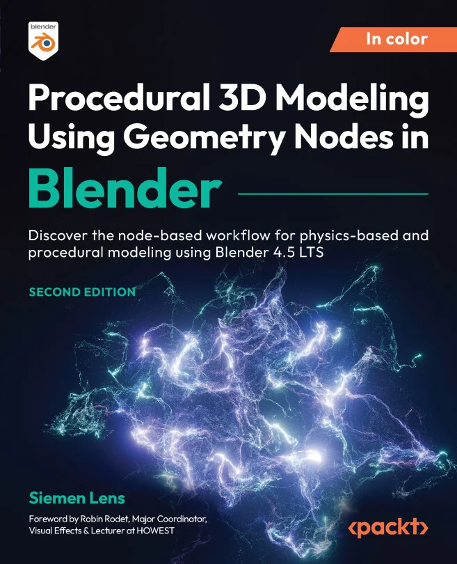 Cover image for Procedural 3D Modeling Using Geometry Nodes in Blender