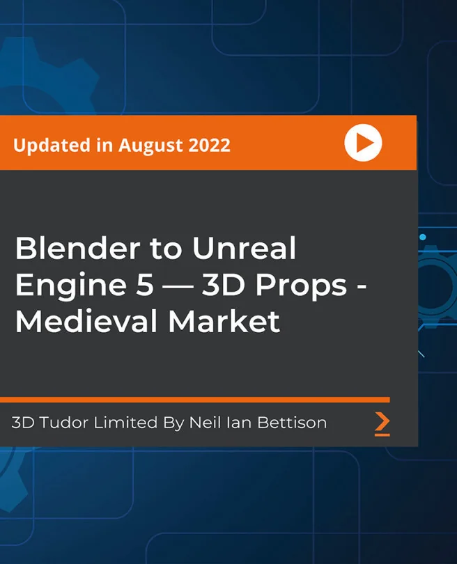 Cover image for Blender to Unreal Engine 5 — 3D Props - Medieval Market