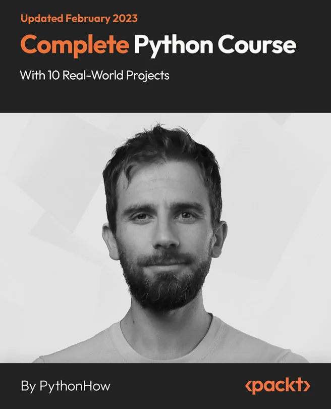 Cover image for Complete Python Course with 10 Real-World Projects