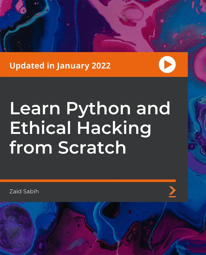 Cover image for Learn Python and Ethical Hacking from Scratch