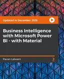Cover image for Business Intelligence with Microsoft Power BI - with Material
