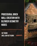 Cover image for Procedural Brick Wall Creation with Blender Geometry Nodes