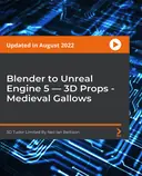 Cover image for Blender to Unreal Engine 5 — 3D Props - Medieval Gallows